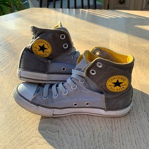 Converse velcro high tops . Youth 3.
